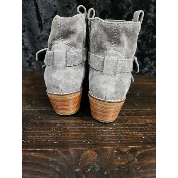 Cole Haan Jensynn Suede Bootie in Stormcloud Gray/Sz. 8AA - Picture 6 of 8